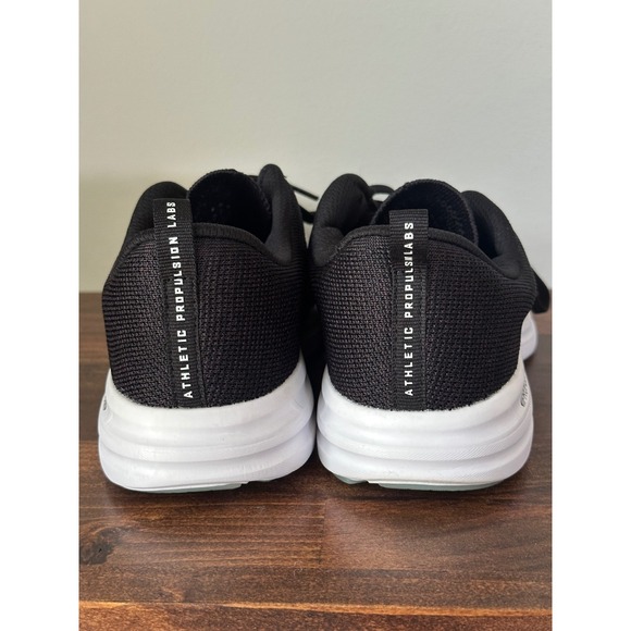 APL TechLoom Pro Women Running Shoes Black White Ombre Knit 1219XC Size 9 - Picture 3 of 5
